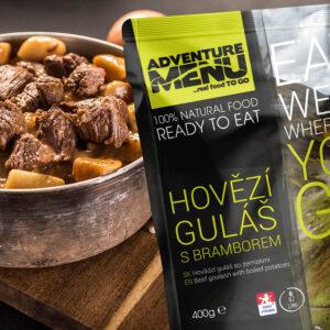 Adventure menu hovädzí guláš so zemiakmi