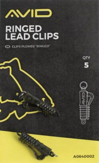 Avid carp záveska outliner ringed lead clips