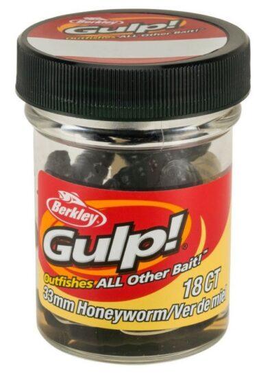 Berkley umelé nástrahy gulp honey worm-black 3