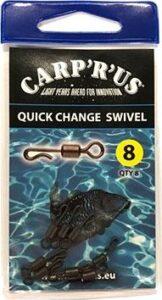 Carp´R´Us Quick Change Swivel Veľkosť 8 8 ks