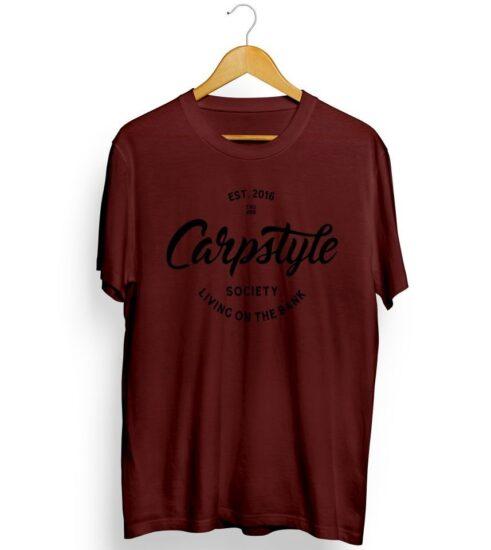 Carpstyle tričko t shirt 2018 burgundy-veľkosť xl