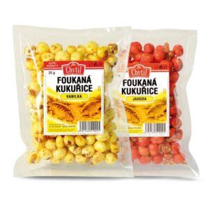 Chytil fúkaná kukurica 20 g- jahoda