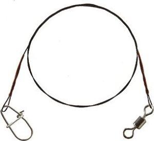 Cormoran 1×7 Wire Leader Swivel and Snap Hook 6 kg 70 cm 2 ks