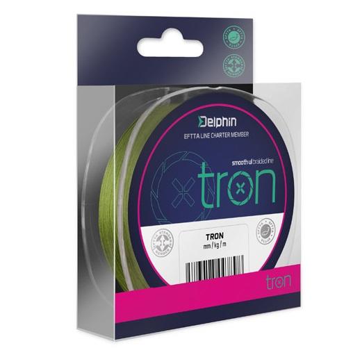 Delphin splietaná šnúra tron zelená-priemer 0