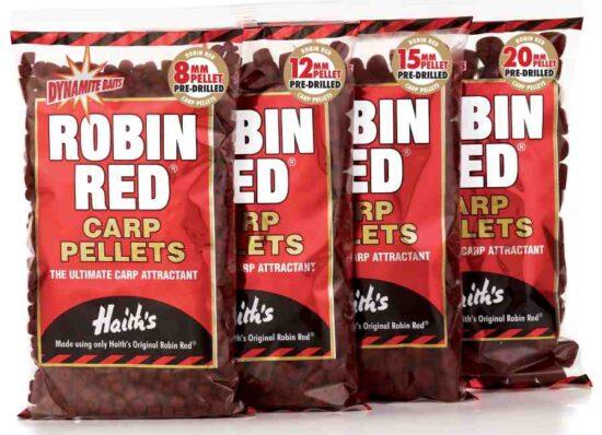 Dynamite baits pellets pre-drilled robin red 900 g-15 mm