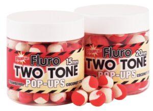 Dynamite baits pop-ups two tone strawb & coconut-15 mm