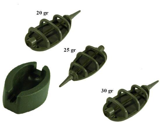 Extra carp method feeder set 3+1