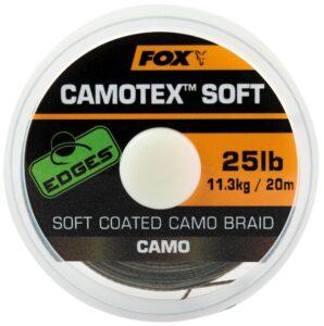 Fox náväzcová šnúrka edges camotex soft 20 m-priemer 25 lb / nosnosť 11