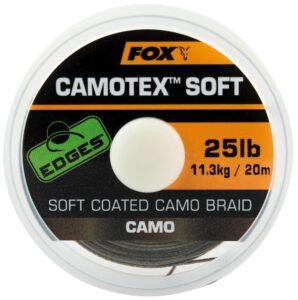 Fox náväzcová šnúrka edges camotex soft 20 m-priemer 35 lb / nosnosť 15