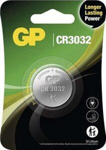 GP Lítiová gombíková batéria CR3032
