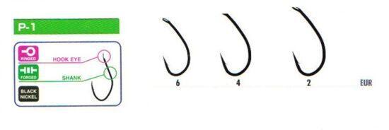 Hayabusa háčiky hooks model p1-veľkosť 4