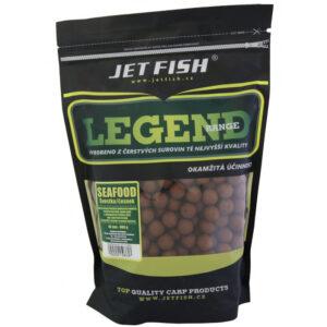 Jet fish  boilie legend range seafood slivka cesnak - 250 g 20 mm