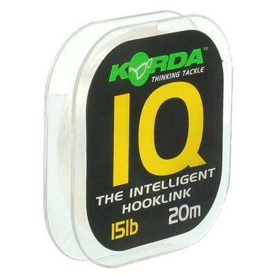 Korda fluorocarbon  iq the intelligent hooklink 20 m-nosnosť 25 lb