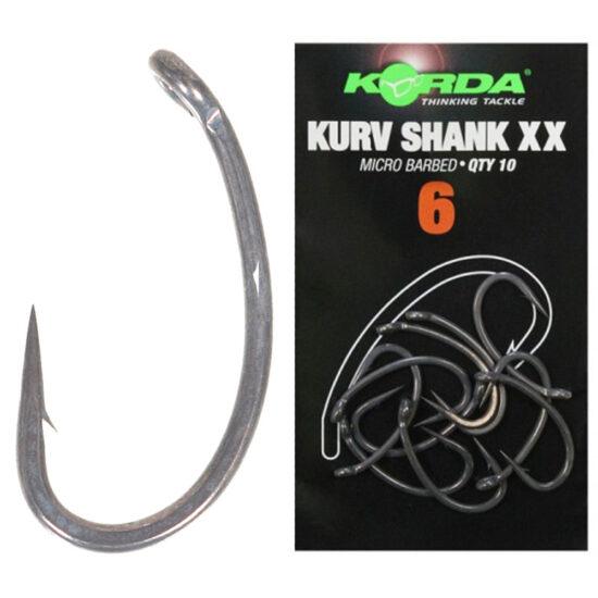 Korda háčiky kurv shank xx 10 ks - veľkosť 2