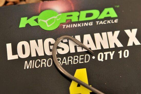 Korda háčiky long shank x 10 ks - veľkosť 8