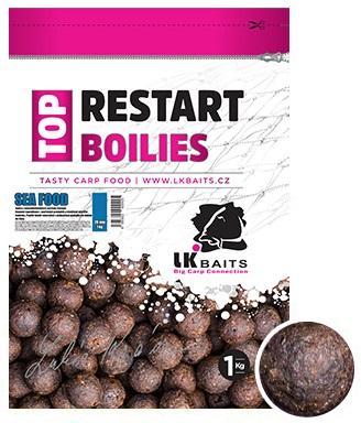 Lk baits boilie top restart sea food - 250 g 18 mm