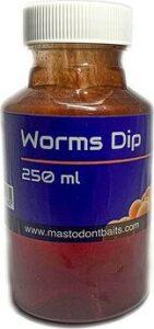 Mastodont Baits - Dip Worms 250 ml