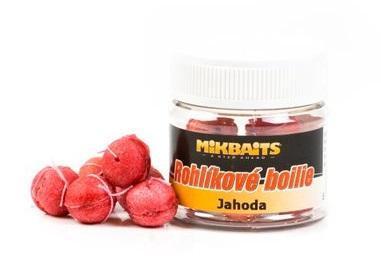 Mikbaits rohlíkové boilies 50 ml-jahoda/vanilka