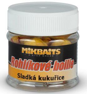 Mikbaits rohlíkové boilies 50 ml - sladká kukurica