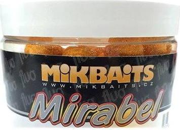 Mikbaits – Mirabel Fluo Boilie Polnočný pomaranč 12 mm 150 ml