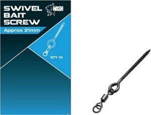 Nash Swivel Bait Screw 21 mm 10 ks