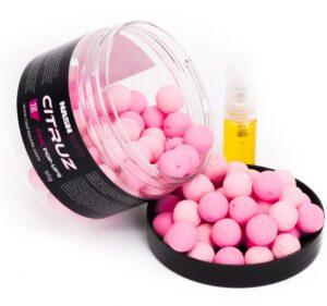 Nash plávajúce boilies citruz pop ups pink + 3 ml spray-12 mm