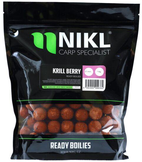 Nikl hotové boilie krillberry ready - 1 kg 18 mm