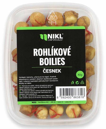 Nikl rohlíkové boilies 40 g-cesnak