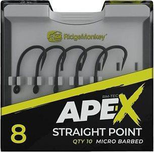 RidgeMonkey Ape-X Straight Point Barbed 10 ks