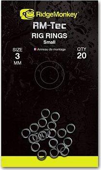 RidgeMonkey RM-Tec Rig Rings Small 3 mm 20 ks