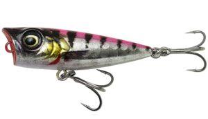 Savage gear wobler 3d minnow popper pink barracuda php - 4