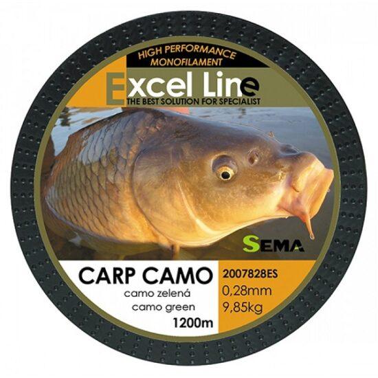 Sema vlasec carp camo zelená 1200 m-priemer 0