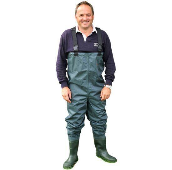 Shakespeare prsačky sigma nylon pvc vhest wader cleated sole-veľkosť 9