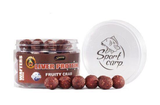 Sportcarp boilie neutrálne vyvážené nástrahy wafters cork 300 ml 18 mm - fruity crab