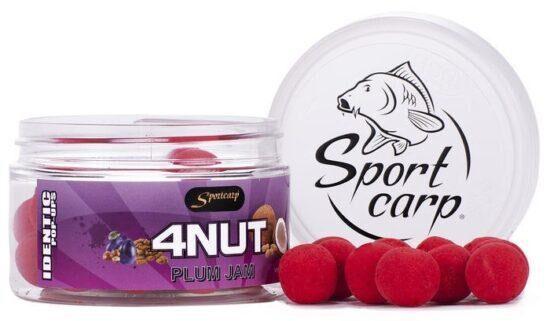 Sportcarp plávajúce boilies identic pop up 150 ml 14 mm-4nut plum jam