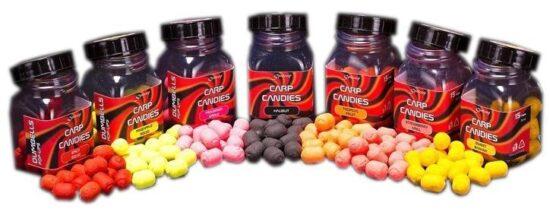 Sportcarp plávajúce nástrahy carp candies 100 ml 15mm-sweet banana (sladký banán)