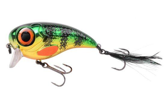 Spro wobler powercatcher pomaly plávajúci fat iris 60 chrome perch 6 cm 17 g