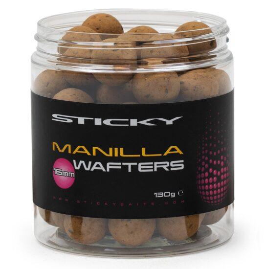 Sticky baits neutrálne vyvážené boilie manilla wafters 130 g - 16 mm