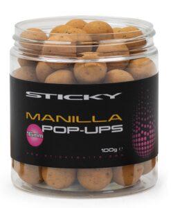 Sticky baits plávajúce boilies manilla pop-ups 100 g-12 mm