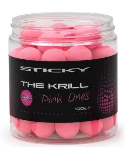 Sticky baits plávajúce boilies the krill pop-ups pink ones 100 g-12 mm