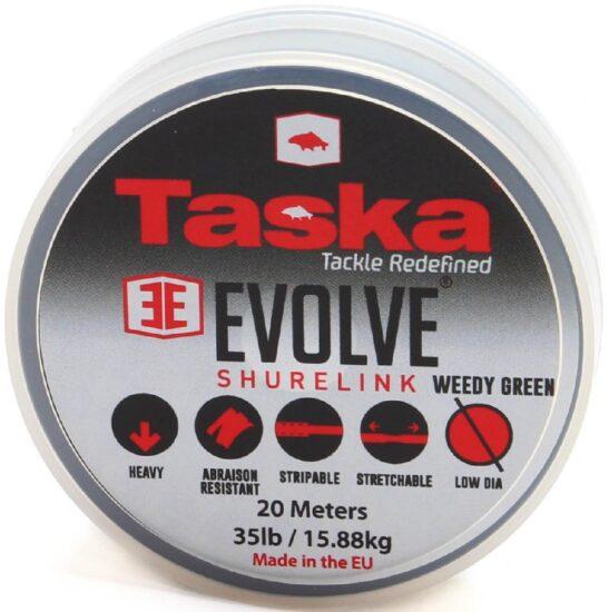 Taska evolve shurelink náväzcová šnúrka s poťahom green 20m-nosnosť 20 lb