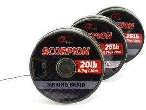 Zfish šnúrka scorpion sinking braid camou 20 m-priemer 25 lb / nosnosť 11