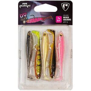 FOX Rage Slick Shad 7 cm UV Mixed Colours 5 ks