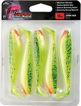 FOX Rage Zander Pro Shad Ultra UV 10 cm Lemon Tiger 5 ks