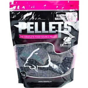 LK Baits Salt Black Hallibut Pellets 8 mm 1 kg