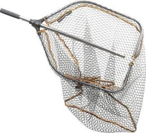 Savage Gear - Podberák Pro Folding Rubber Large Mesh Landing Net L