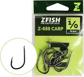 Zfish Carp Hooks Z-659 Veľkosť 6 10 ks